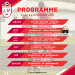 Programme du 23 au 24 novembre 2024